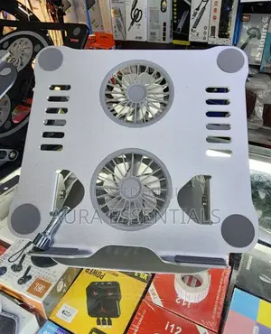 Aluminum Alloy Laptop Stand With 2 Cooling Fans