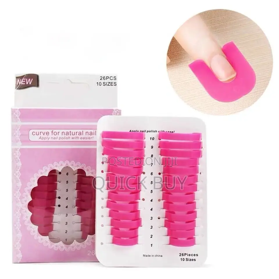 26pcs Reusable Nail Polish Overflow Clips