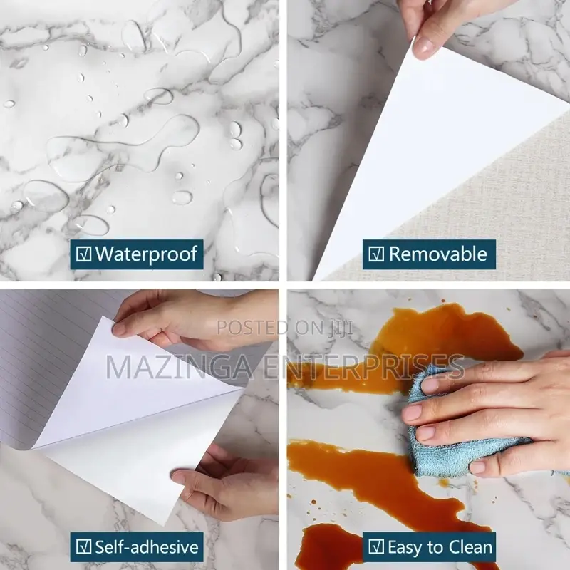 5mtrs Self Adhesive Waterproof Kitchen Wallpaper Stickers