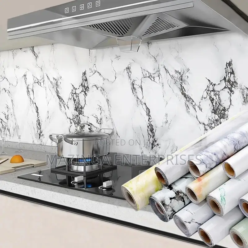 5mtrs Self Adhesive Waterproof Kitchen Wallpaper Stickers