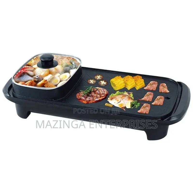 Hot Pot Smokeless Household Electric Grill Machine