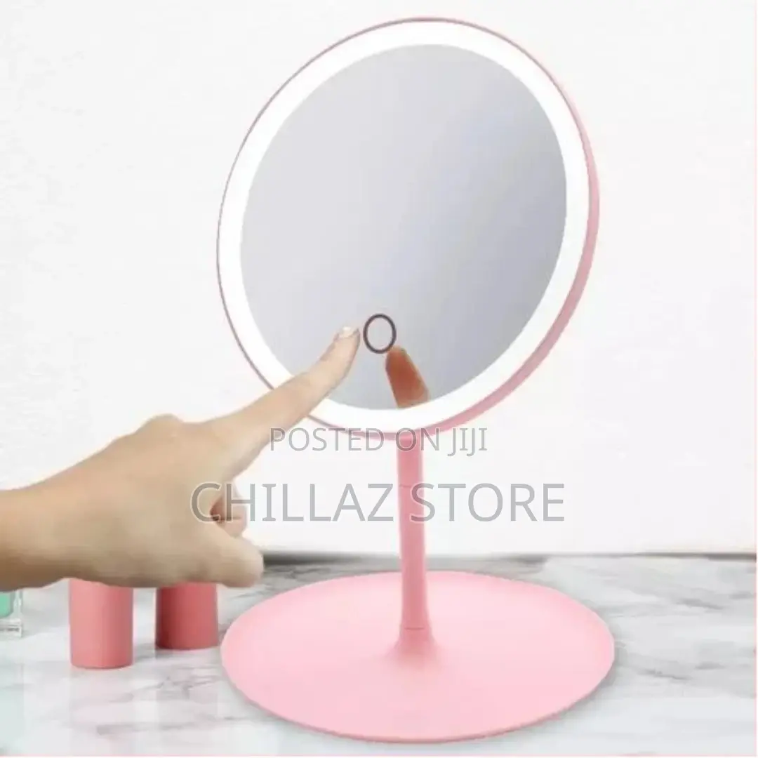 Rechargeable LED Touch Screen Cosmetic Makeup Mirror