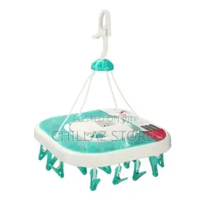 20 Clips Laundry Clothes Hanger Socks Underwear Drying Rack