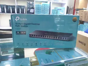 TP-LINK 16-Port Gigabit Desktop 16-Port Poe+ TL-SG116P
