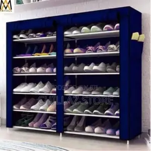 12 Layer Foldable Collapsible Shoe Rack