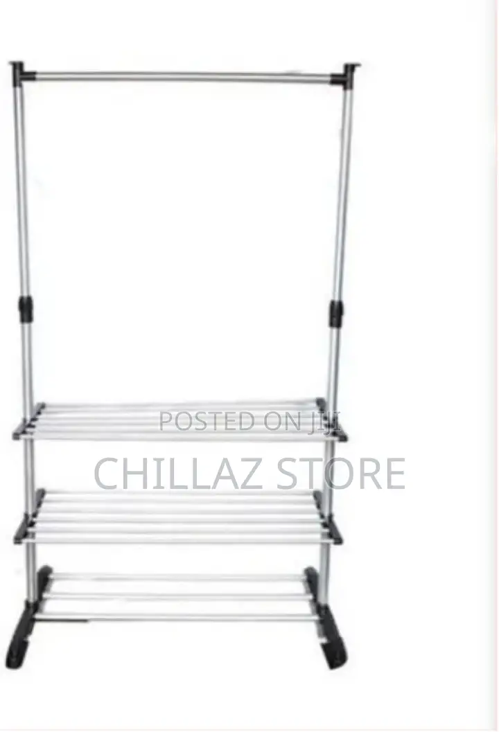 Shoe Rack Holding With Cloth Support
