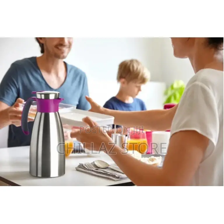 TEFAL 1.5L Soft Grip Stainless Steel Linear Jug Vacuum Flask