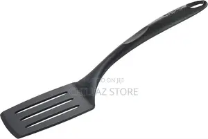 TEFAL Bienvenue Slotted Angle Spatula, Black,