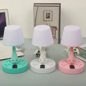 Multi- Color Smart Lamp Socket With 4 Sockets 3 USB Ports