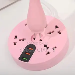 Multi- Color Smart Lamp Socket With 4 Sockets 3 USB Ports