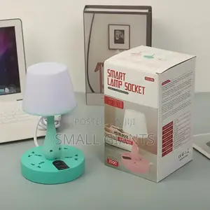 Multi- Color Smart Lamp Socket With 4 Sockets 3 USB Ports