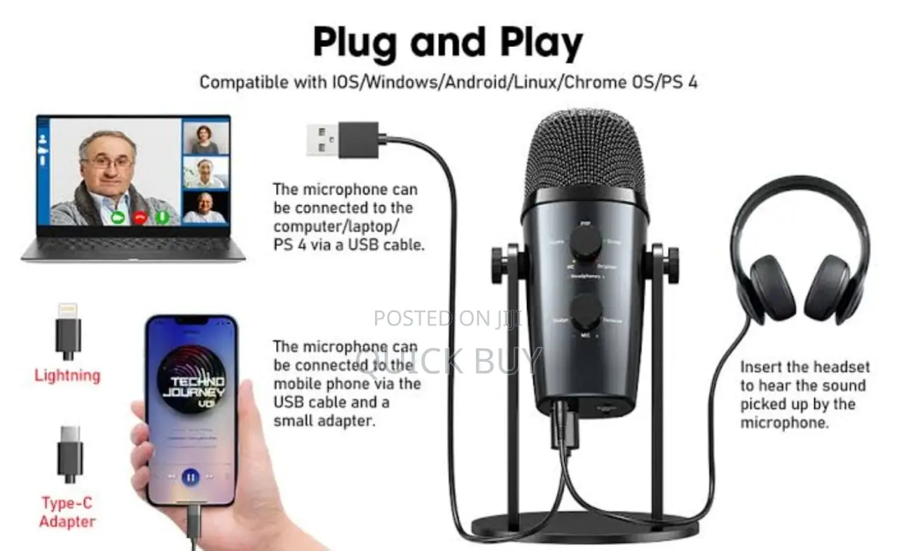Pro Studio Desktop Condenser Micro Phone
