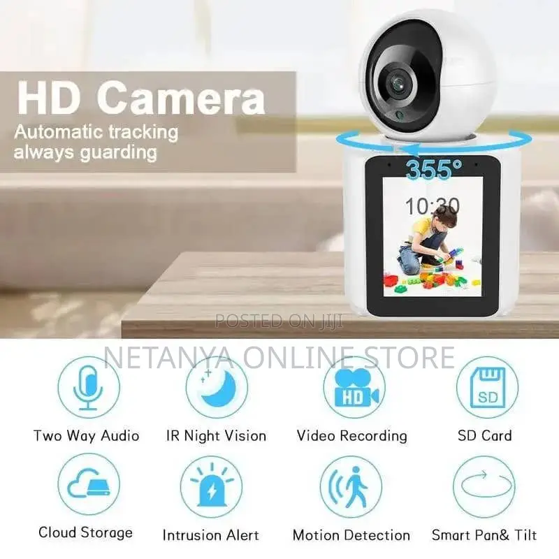 Indoor HD Wifi Camera With Alarm