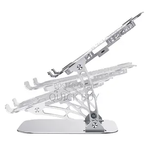 Adjustable Aluminium Laptop Stand With Cooling Fan
