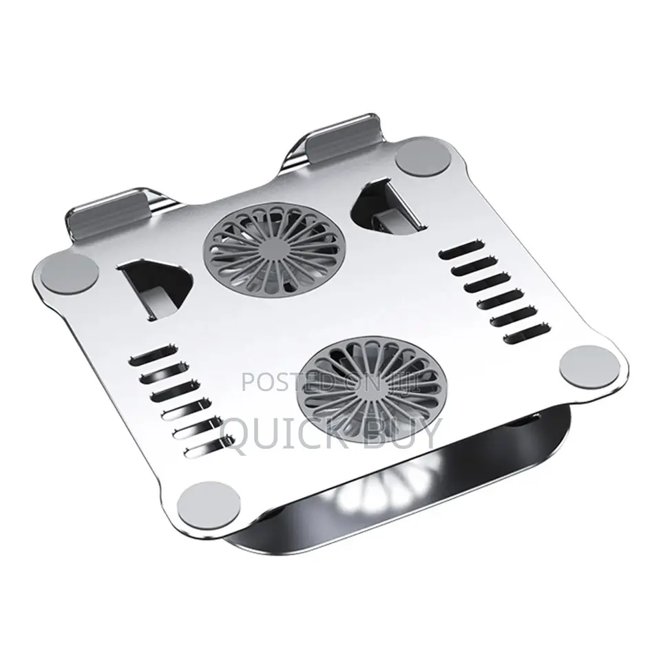 Adjustable Aluminium Laptop Stand With Cooling Fan