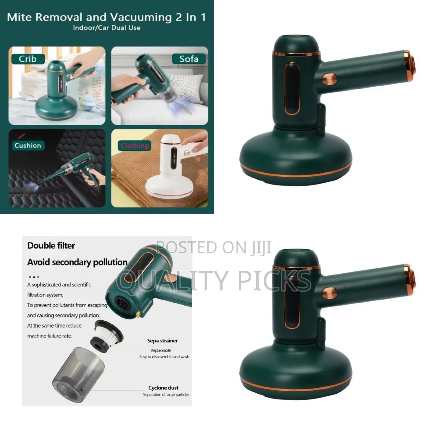 Rechargeable Mite Wireless Cleaner