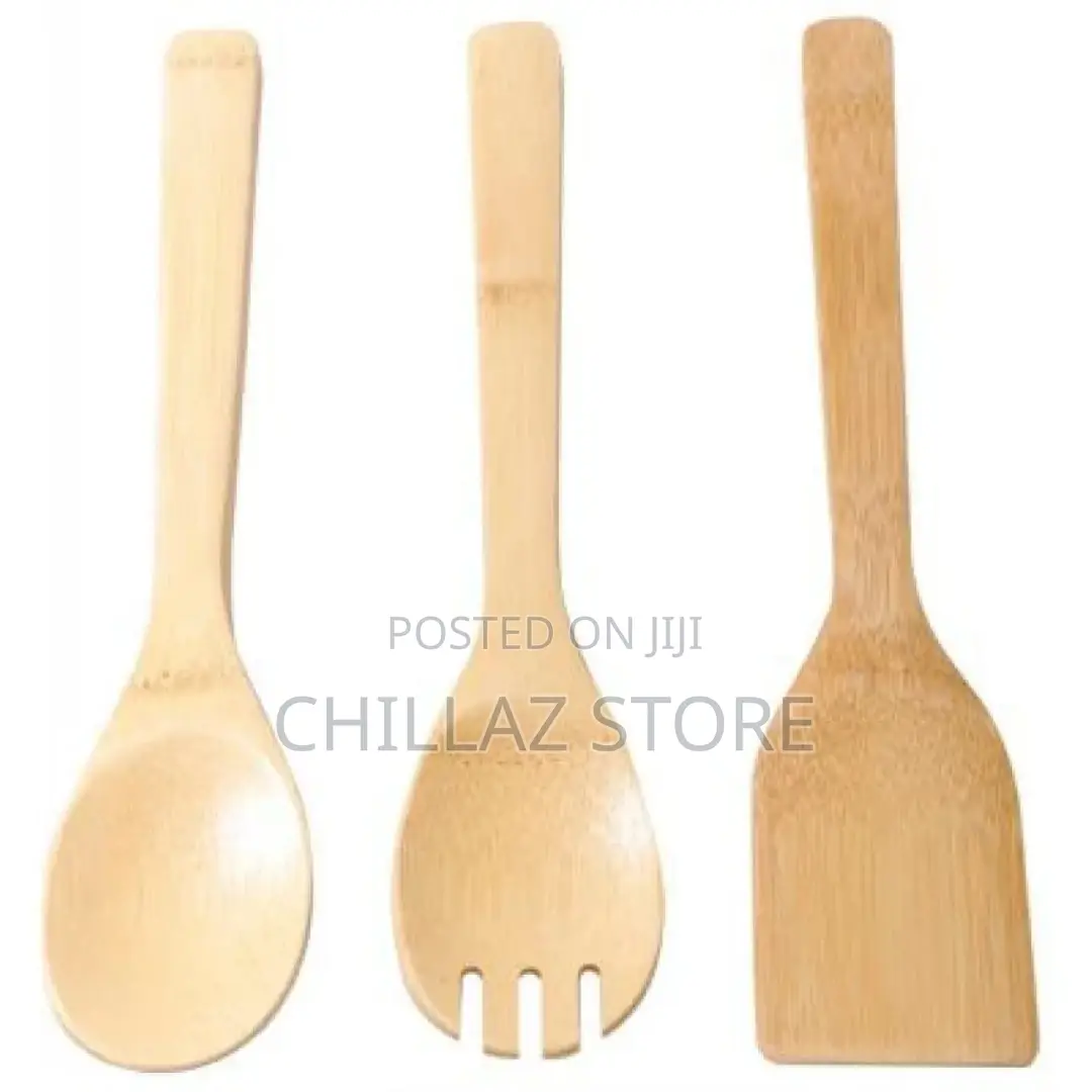 3pcs Bamboo Kitchen Tools Set