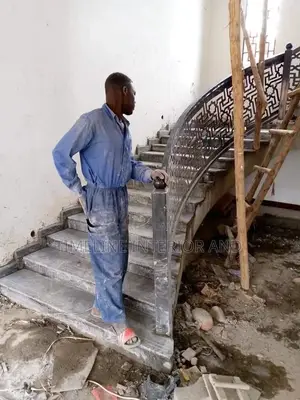 Granite and Marble on Stair Cases.