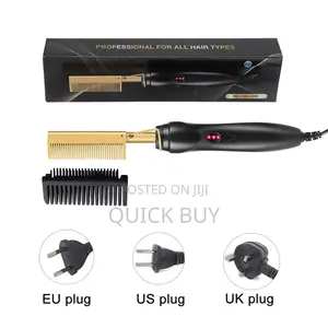 Multifunctional High Heat Ceramic Hair Press Comb