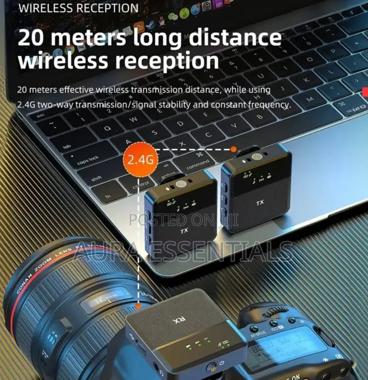 New 2.4G Wireless Lavaliere Microphone System