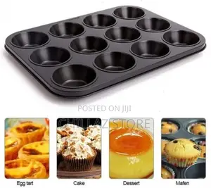 Cupcake Baking Tray 12 Holes Mold –