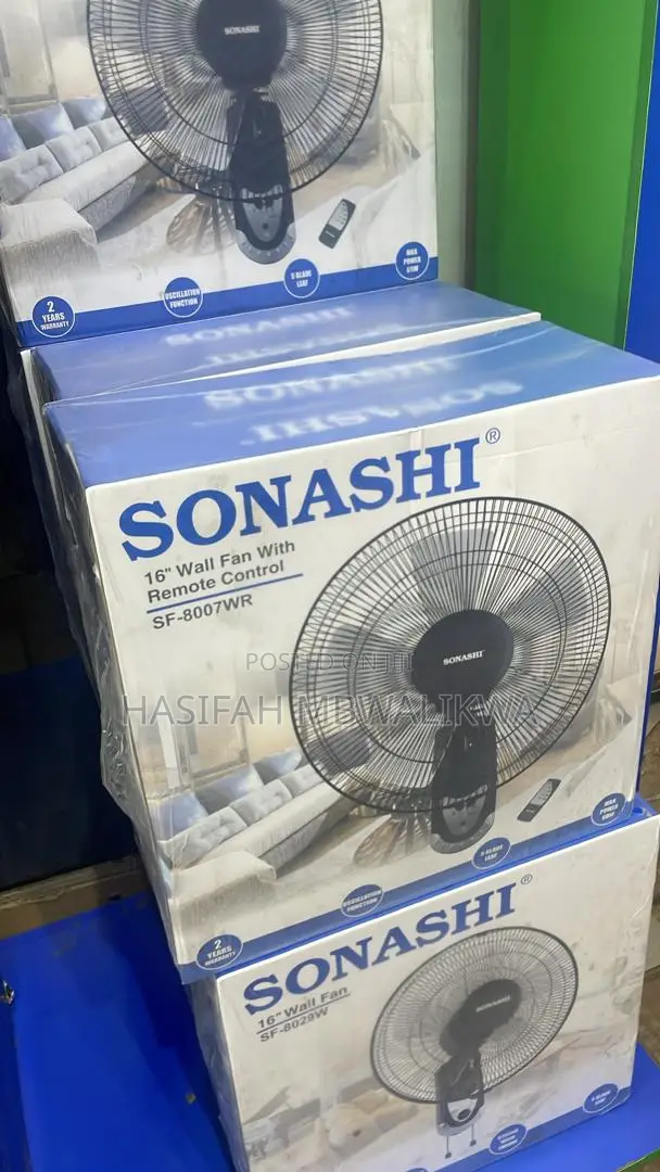 Sonashi Remote Wall Fan - 16" Inch
