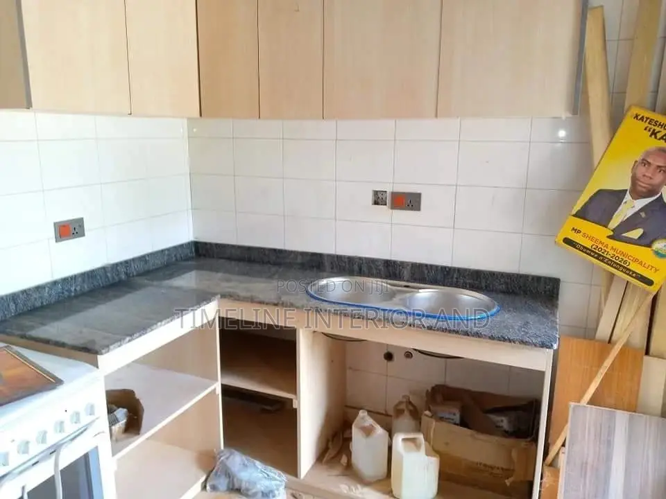 Kitchen Black With White Spots Granite.