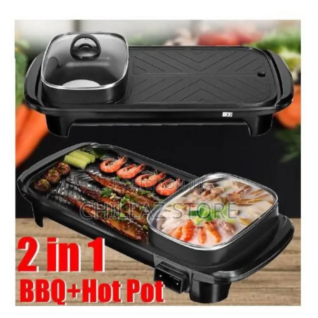 Baking Pan, Cooking Soup Hot Pot and BBQ Electric Grill –