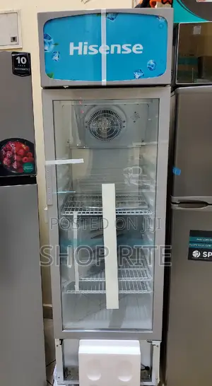 Hisense 300 Litres Glass Display Refrigerator