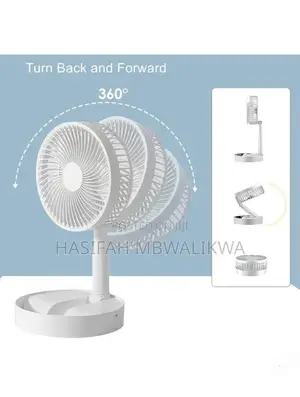 Foldable Fan 180 Angle Adjustment