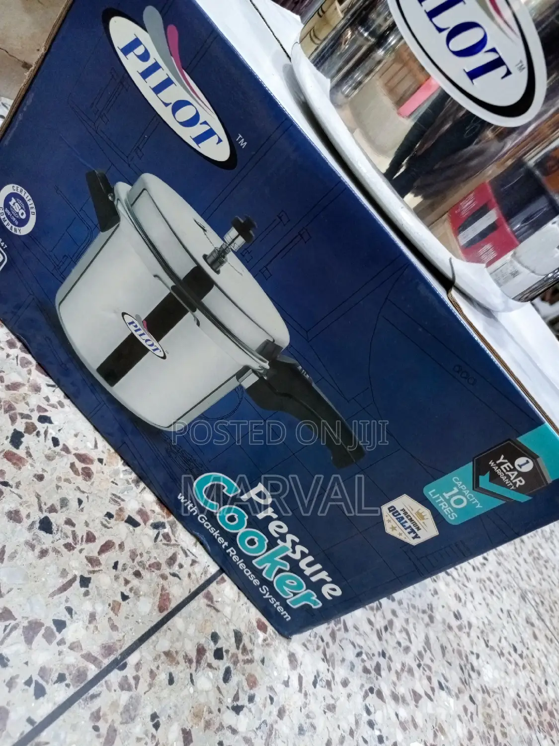 10L Pilot Long Handle Pressure Cooker