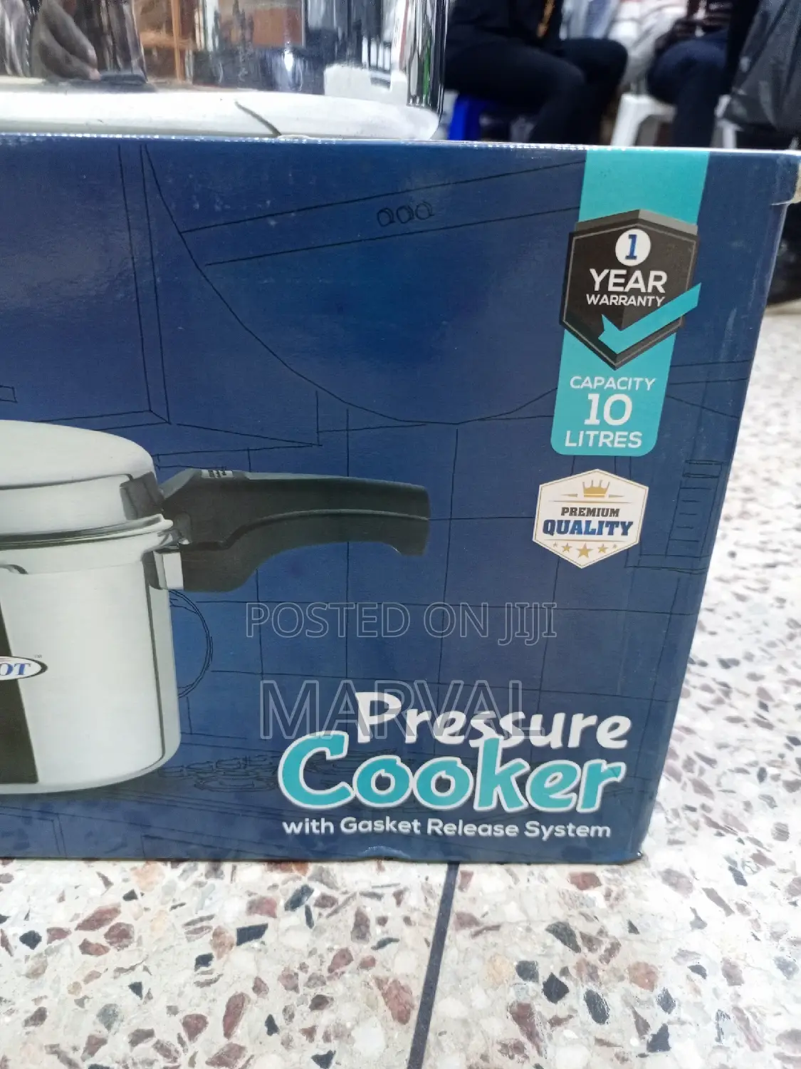 10L Pilot Long Handle Pressure Cooker