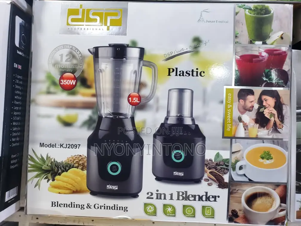 DSP Heavy Duty Blender Make Smoothies With in Seconds