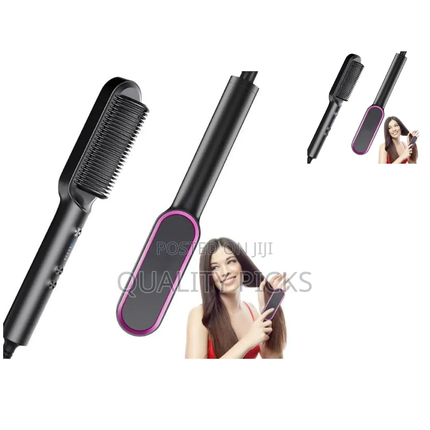 Woman Hair Straightener Comb