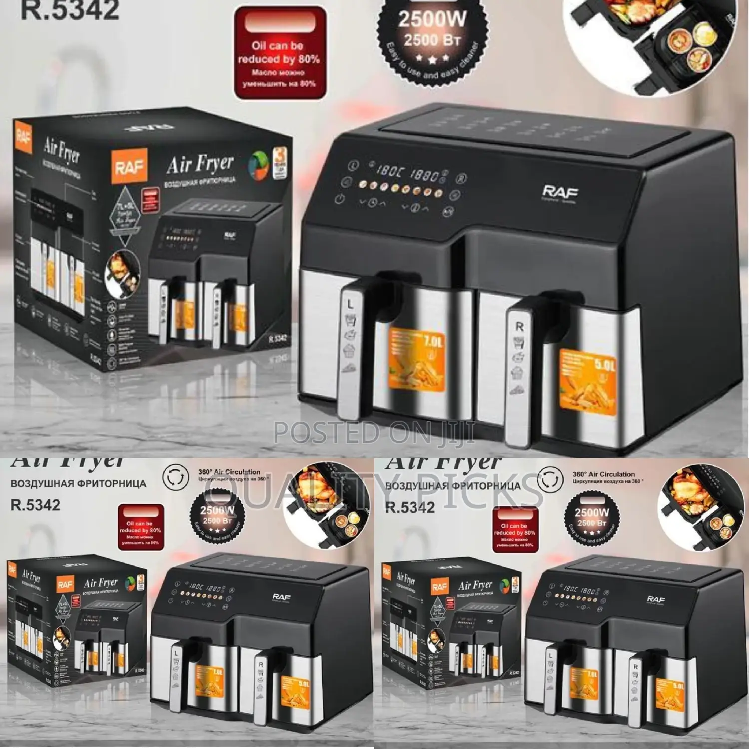 Electric Double Raf Air Fryer