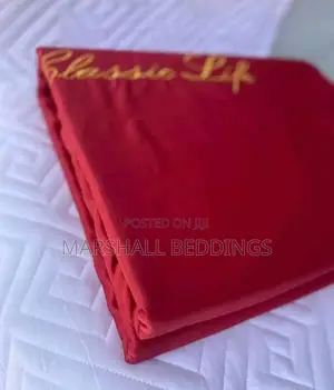 Silk Red Duvet Bedsheet