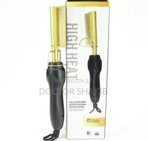 Multifunction Gold Ceramic High Heat Hair Comb