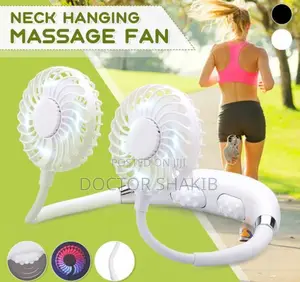Portable Foldable Hanging Massage Neck Fan