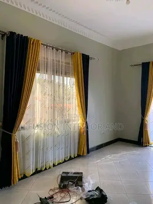 Blue and Yellow Quality Curtains