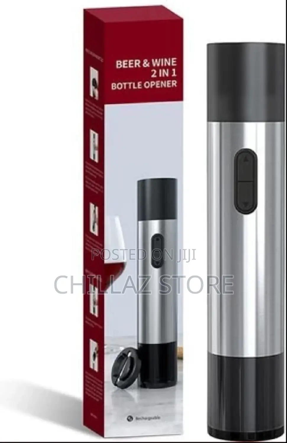 Rechargeable Corkscrew Electric Wine and Beer Bottle Opener