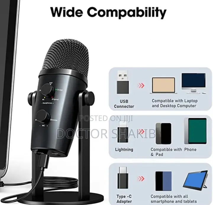 Pro Studio Desktop Condenser Microphone