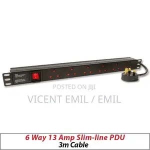 Hikvision Socket Extension 6 Ways 13 Amp Pdu