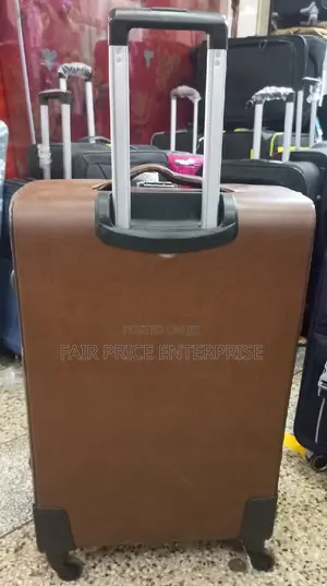 Original Leather Suitcase. Large Size