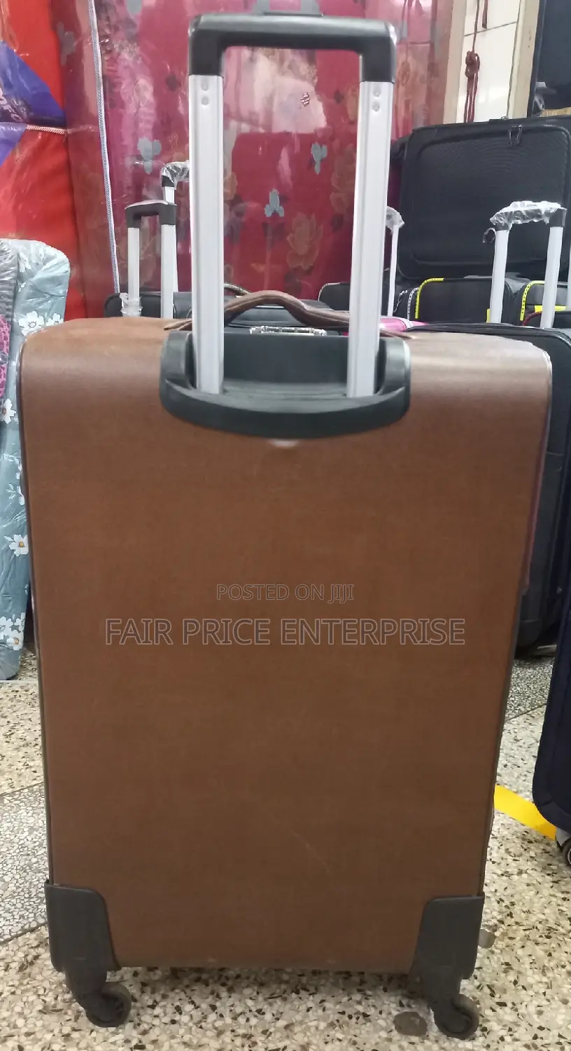 Leather Suitcase. Medium Size