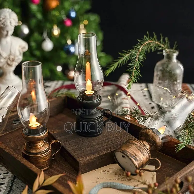 Vintage Led Swinging Flame Candle