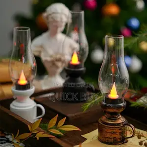 Vintage Led Swinging Flame Candle