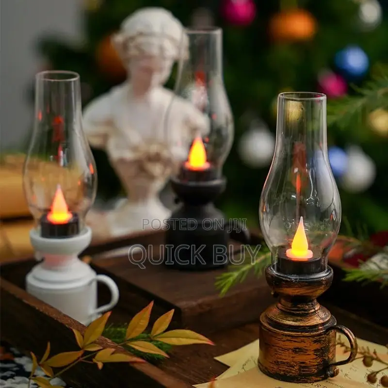 Vintage Led Swinging Flame Candle