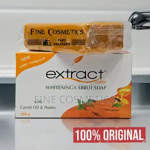 EXTRACT SOAP | New Advanced Whitening Soap With Carrot+Honey