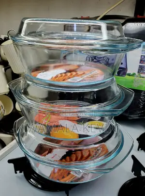 Glass Cooking Bowls 3pcs