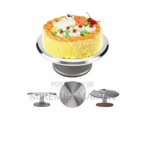 Stainless Steel Rotating Cake Turntable.